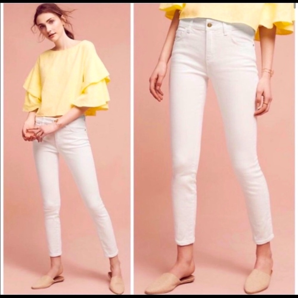 Anthropologie Pilcro & Letterpress White Jeans